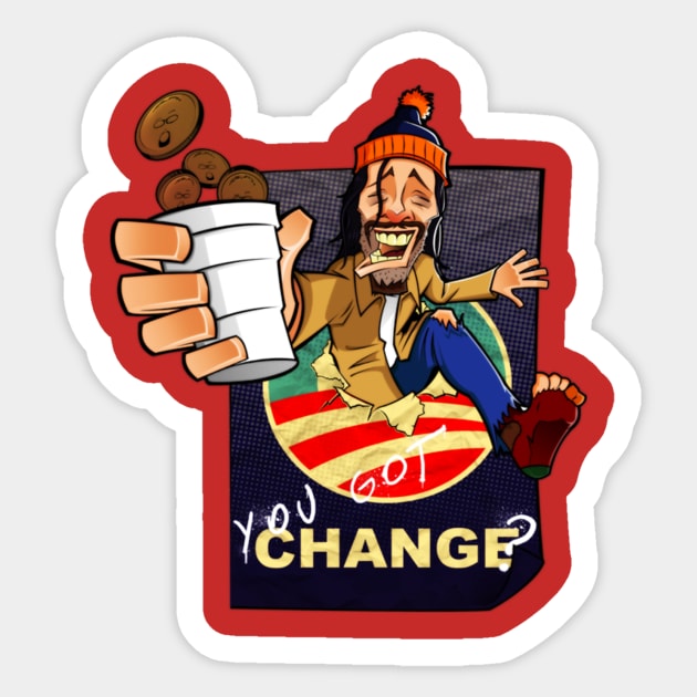 Chester A. Bum - Change Sticker by Channel Awesome